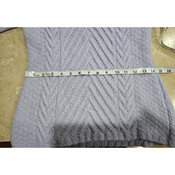 Women's Irelands Eye Sweater Wool Cashmere Light Purple Size Small - Picture 4 of 8